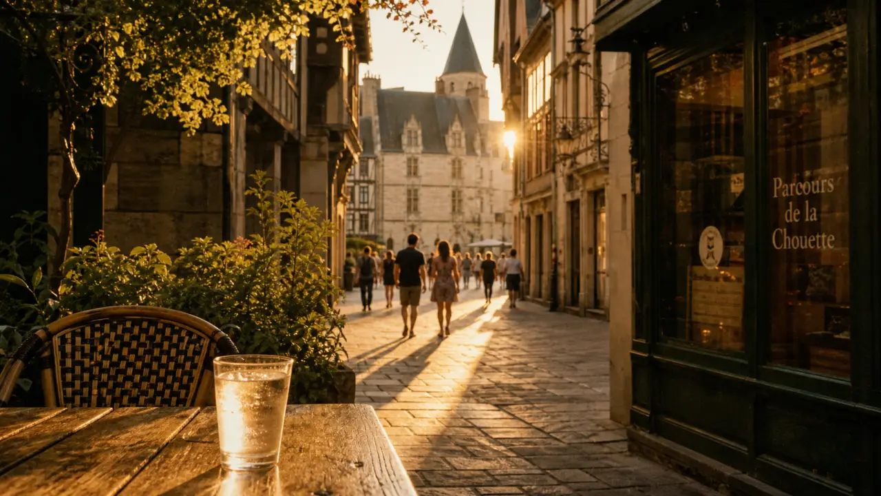 Activités dijon été : ruelles fraîches vers le Palais des Ducs, Dijon