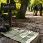 Balades Dijon au Jardin Darcy, départ vers le Lac Kir