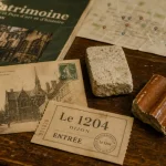 Dijon patrimoine : carte postale et plan du centre historique