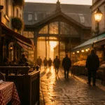 Dijonnais à Dijon : rue piétonne et Halles, ambiance locale