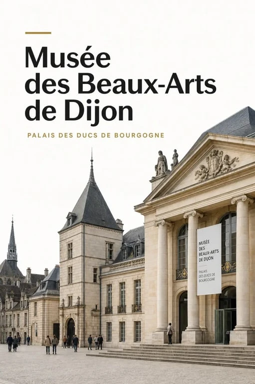 Musées dijon : façade du Musée des Beaux-Arts de Dijon dans le centre historique