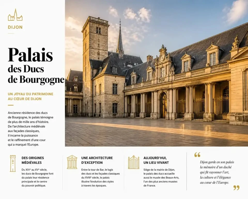 Palais des Ducs de Bourgogne à Dijon, incontournable des Journées du Patrimoine 2025