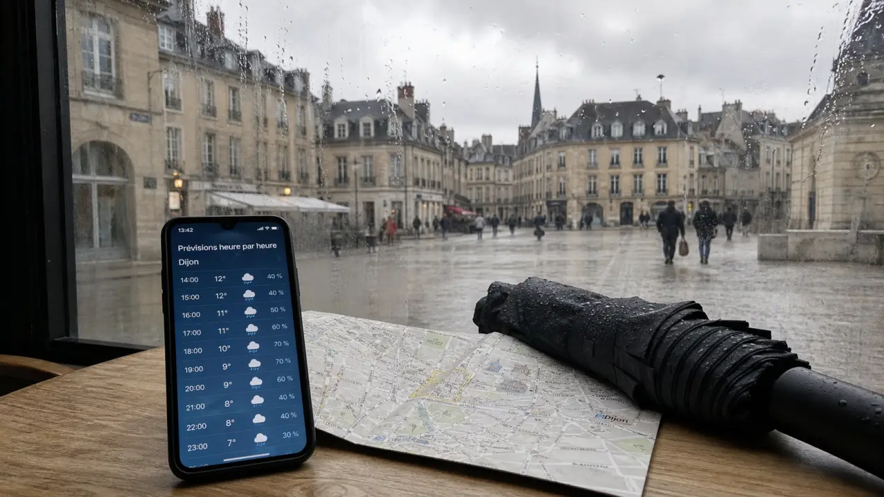 meteo dijon ce week end : prévisions pour terrasse, musée et balade à Dijon