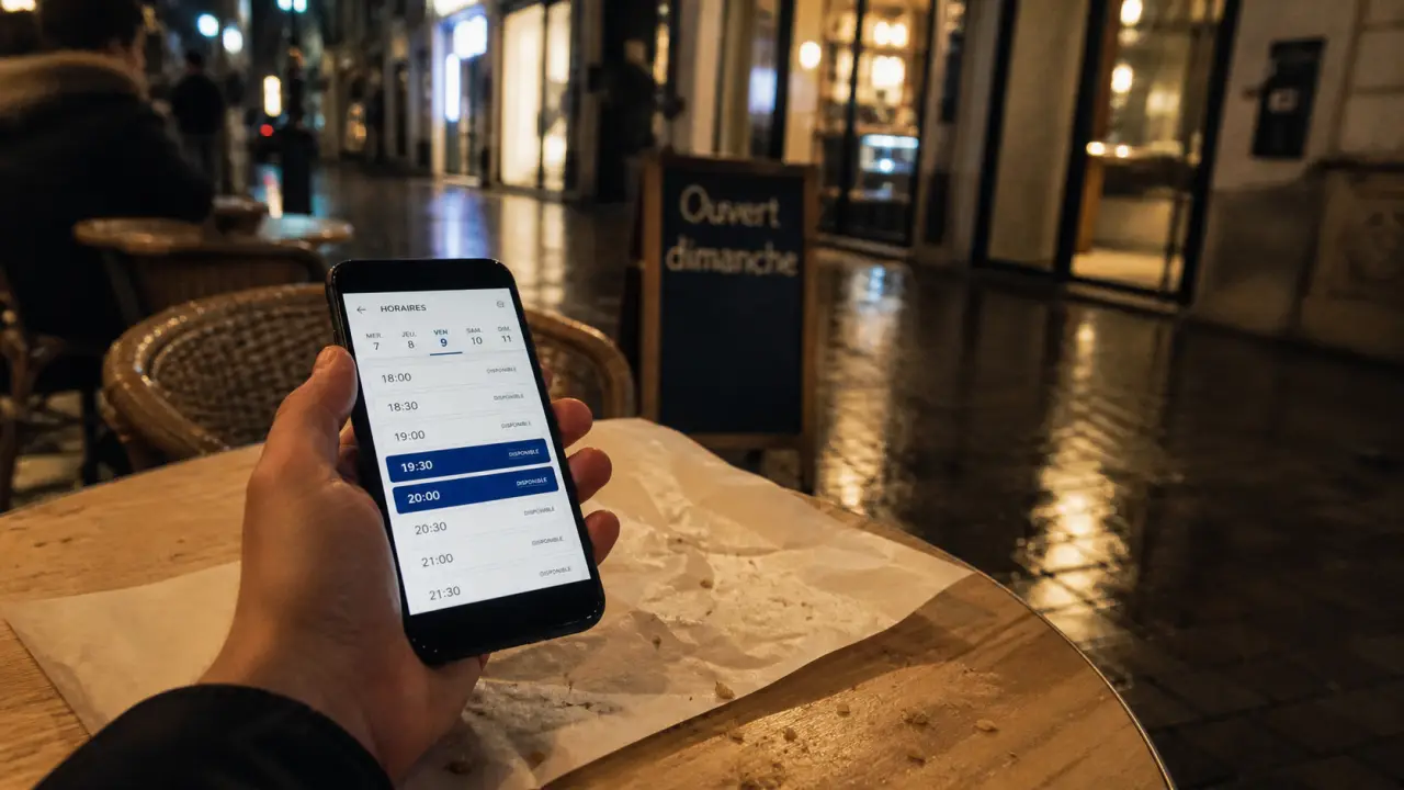 Restaurant dimanche dijon : horaires et créneaux sur téléphone