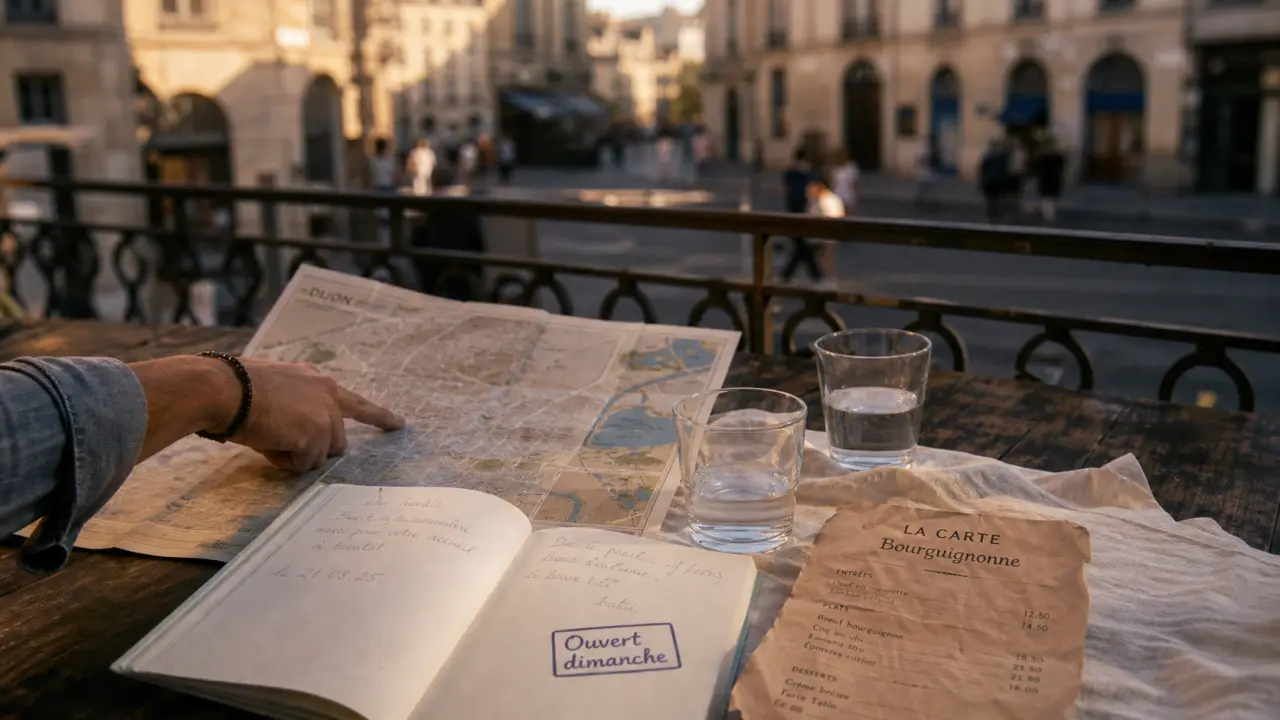 Restaurants cité de la gastronomie Dijon : table, menu et quartier historique en centre-ville