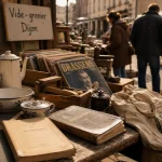 Vide grenier dijon ce week end : table de chine et vaisselle vintage