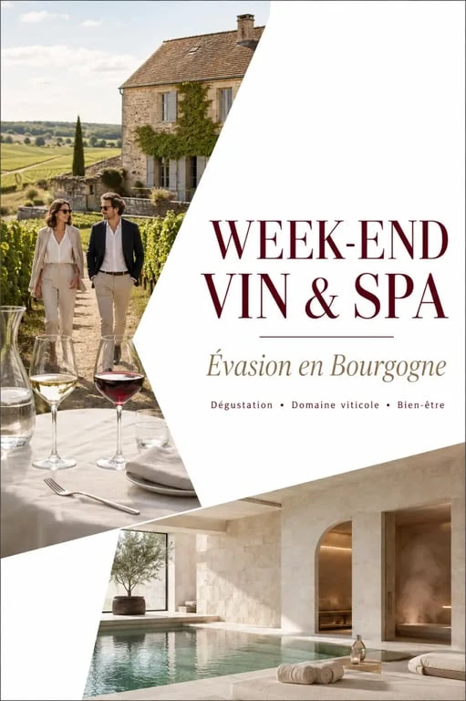 Week-end dégustation vin et spa Bourgogne dans un domaine viticole avec espace bien-être