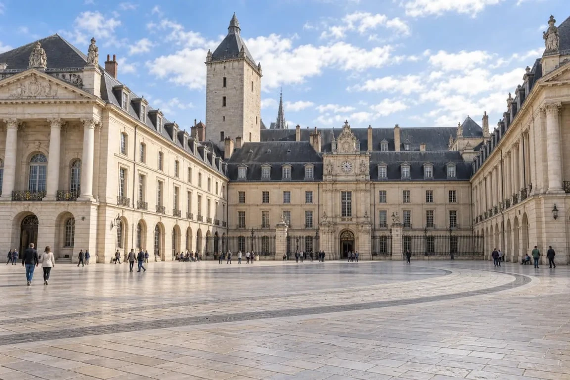 Dijon monuments a visiter : Palais des Ducs sur la place de la Libération