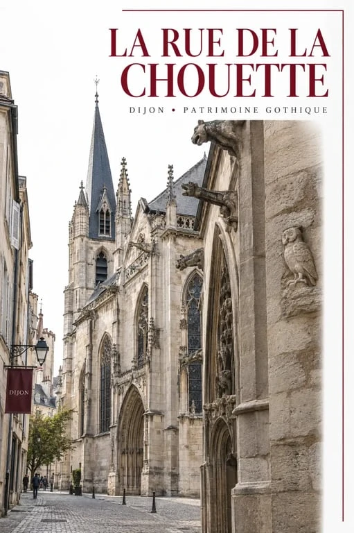 Visiter Dijon centre en suivant le parcours de la Chouette devant Notre-Dame