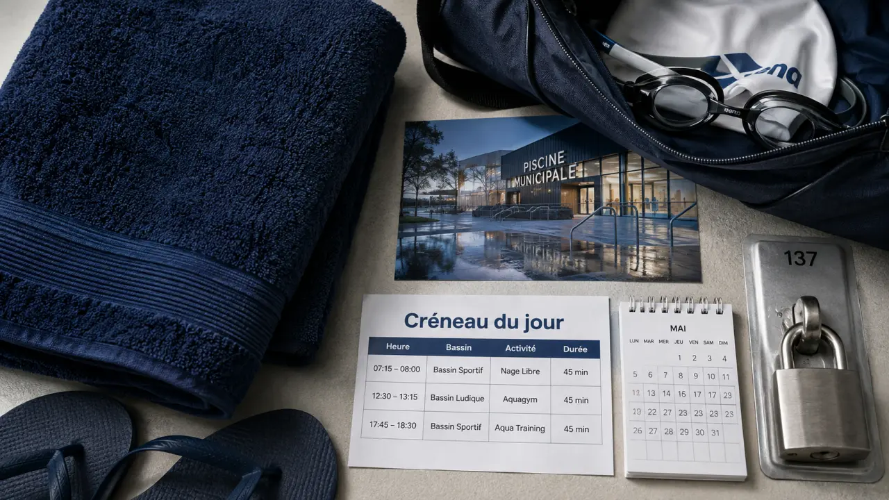 horaire piscine chenove : créneaux par jour