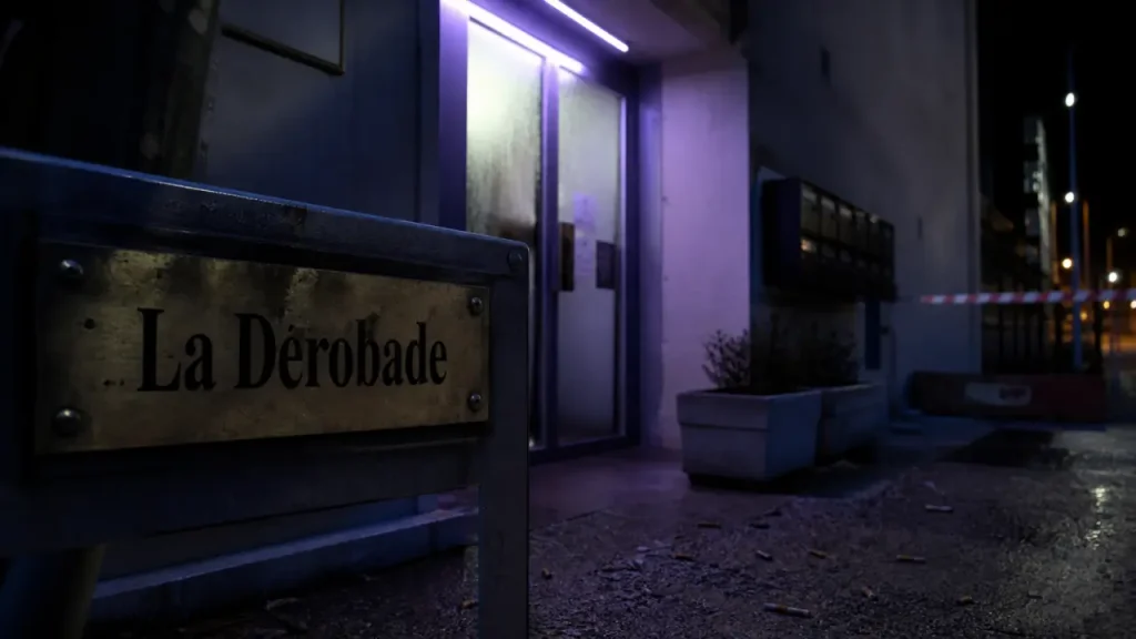 La derobade dijon à Chenôve : entrée discrète, panneau “La Dérobade”