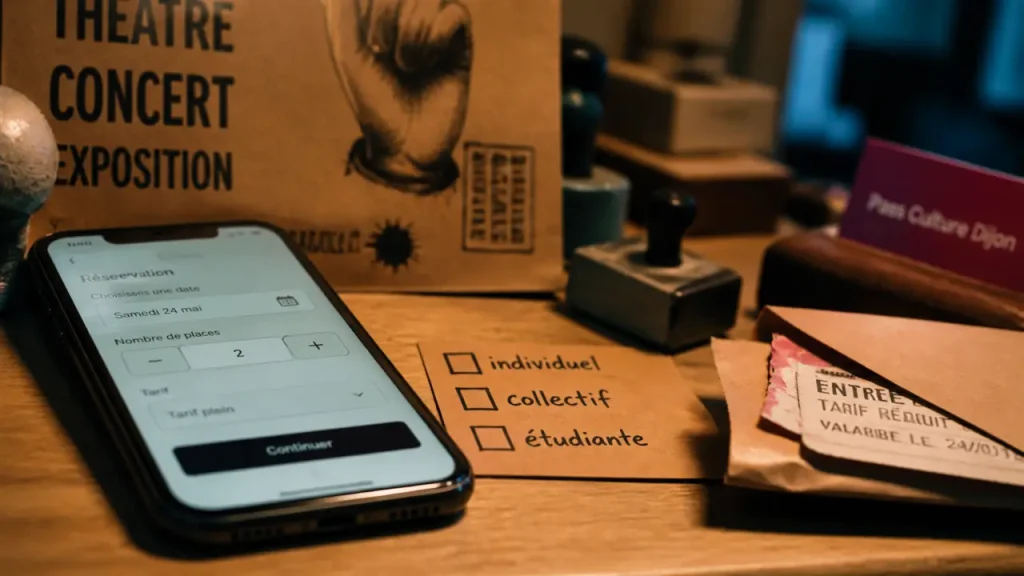 Pass culture dijon : smartphone et carte culturelle pour réserver