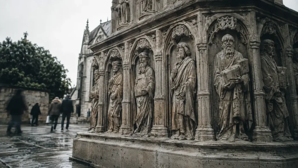 Puits de Moïse à Dijon, six prophètes de Champmol