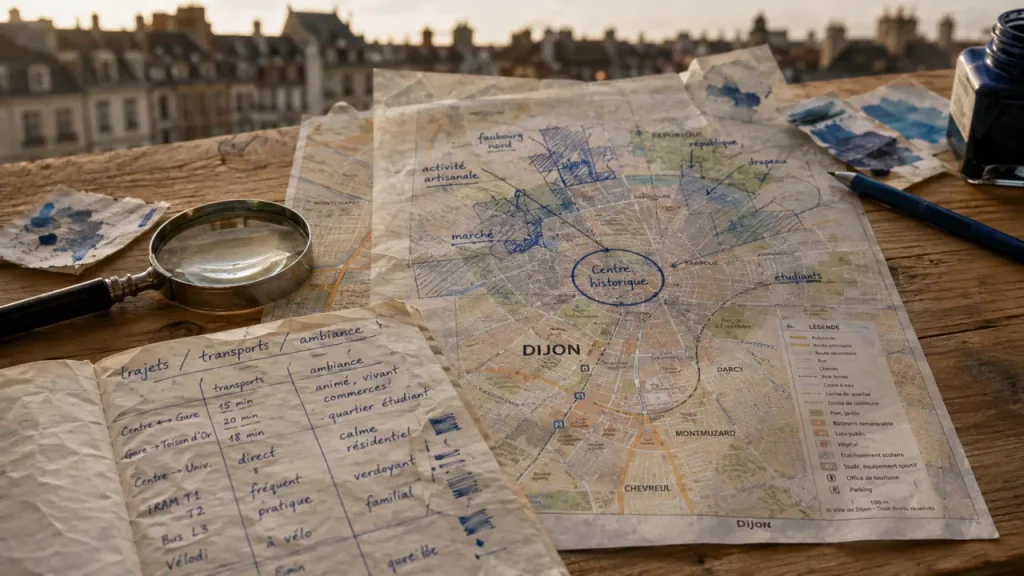 Quartier dijon : choisir entre centre historique, tramway et secteurs résidentiels