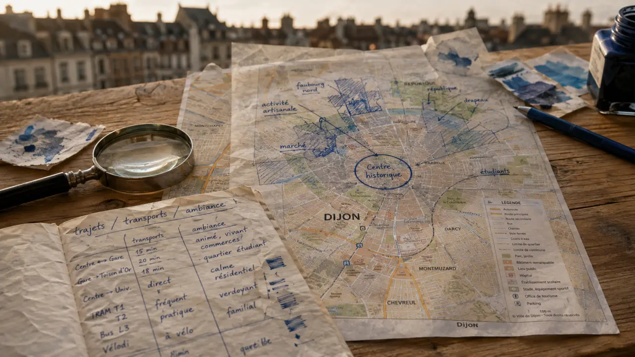 Quartier dijon : choisir entre centre historique, tramway et secteurs résidentiels