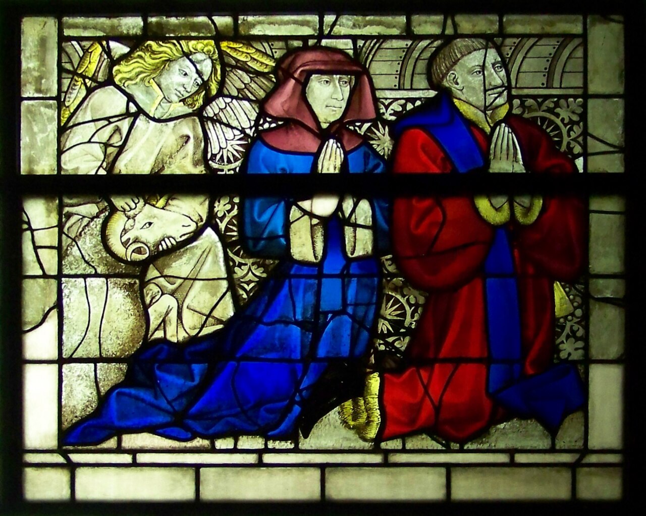 Vitrail des collections du musée des Beaux-Arts