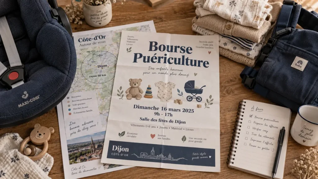 Bourse de puériculture dans le 21 : trouvez une date autour de Dijon et préparez votre visite
