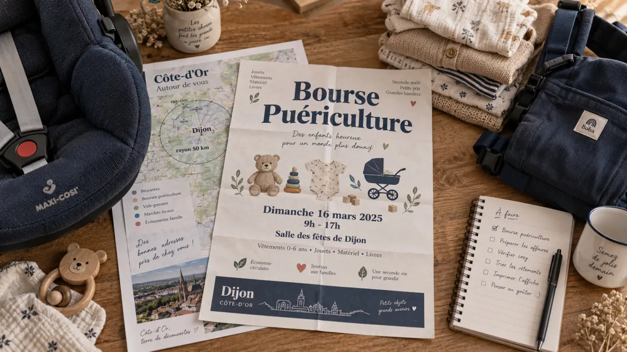 Bourse puériculture 21 à Dijon : Côte-d’Or, autour de 50 km