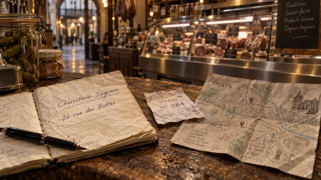 Charcuterie Degrace à Dijon : rue des Buttes ou Halles centrales, l’adresse à confirmer