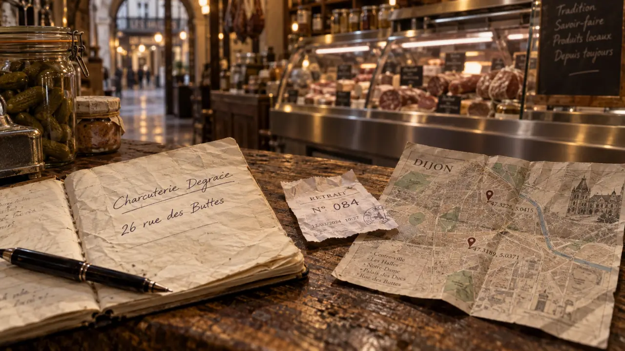 Charcuterie Degrace aux Halles centrales Dijon